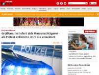 Bild zum Artikel: Einsatz in Minden - Großfamilie liefert sich Massenschlägerei - als Polizei ankommt, wird sie attackiert