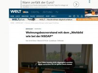 Bild zum Artikel: Rassismus: Wohnungsbauvorstand mit dem 'Weltbild wie bei der NSDAP'