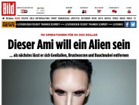 Bild zum Artikel: 110 OPs für 50 000 Dollar - Dieser Ami will ein Alien sein