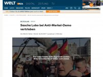 Bild zum Artikel: Berlin: Sascha Lobo bei Anti-Merkel-Demo vertrieben