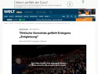 Bild zum Artikel: Nazi-Vergleich: Türkische Gemeinde geißelt Erdogans 'Entgleisung'