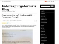 Bild zum Artikel: Staatsanwaltschaft Itzehoe erklärt Frauen zu Freiwild