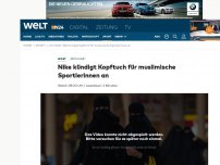 Bild zum Artikel: 'Pro Hijab': Nike kündigt Kopftuch für muslimische Sportlerinnen an