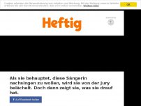 Bild zum Artikel: Als sie behauptet, diese Sängerin nachsingen zu wollen, wird sie von der Jury belächelt. Doch dann zeigt sie, was sie drauf hat.