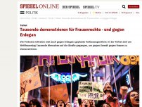 Bild zum Artikel: Türkei: Tausende demonstrieren für Frauenrechte - und gegen Erdogan