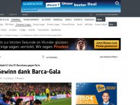 Bild zum Artikel: Barca-Wahnsinn beschert Tipper Mega-Gewinn