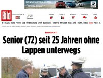 Bild zum Artikel: Erwischt! - Senior (72) seit 25 Jahren ohne Lappen unterwegs