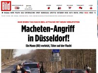 Bild zum Artikel: Einen Tag nach Beil-Attacke - Macheten-Angriff in Düsseldorf