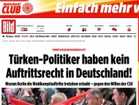 Bild zum Artikel: Verfassungsgericht - Kein Auftrittsrecht für Erdogan & Co.!