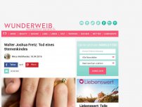 Bild zum Artikel: Endlose Trauer: „Wenn ein Baby stirbt, stirbt dein Herz mit“