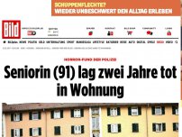 Bild zum Artikel: Horror-Fund der Polizei - Seniorin (91) lag zwei Jahre tot in Wohnung