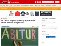 Bild zum Artikel: Abi für alle? - Ein Lehrer zeigt sich besorgt: Anspruch in Gymnasien bald auf Hauptschullevel