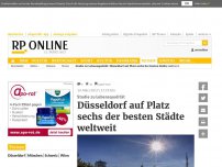 Bild zum Artikel: Studie zu Lebensqualität - Düsseldorf auf Platz sechs der besten Städte weltweit