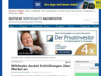 Bild zum Artikel: Wikileaks deutet Enthüllungen über Merkel an