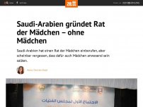 Bild zum Artikel: Saudi-Arabien gründet Rat der Mädchen – ohne Mädchen