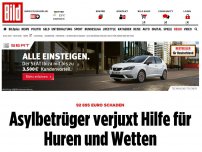 Bild zum Artikel: 92 895 Euro Schaden - Asylbetrüger verjuxt Hilfe für Huren und Wetten