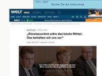 Bild zum Artikel: Peter Altmaier: 'Einreiseverbot wäre das letzte Mittel. Das behalten wir uns vor'