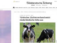 Bild zum Artikel: Türkischer Züchterverband weist niederländische Kühe aus
