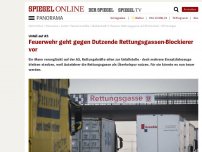 Bild zum Artikel: Unfall auf A5: Feuerwehr geht gegen Dutzende Rettungsgassen-Blockierer vor