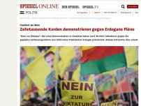 Bild zum Artikel: Frankfurt am Main: Zehntausende Kurden demonstrieren gegen Erdogans Pläne