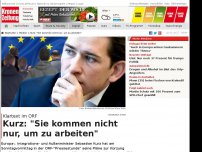 Bild zum Artikel: Kurz: 'Sie kommen nicht nur, um zu arbeiten'