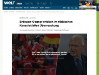 Bild zum Artikel: Schikane: Erdogan-Gegner erleben im türkischen Konsulat böse Überraschung