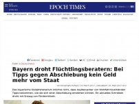 Bild zum Artikel: Bayern droht Flüchtlingsberatern: Bei Tipps gegen Abschiebung kein Geld mehr vom Staat