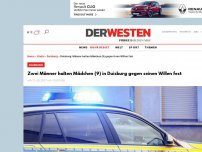 Bild zum Artikel: Zwei Männer halten Mädchen (9) in Duisburg gegen ihren Willen fest