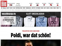 Bild zum Artikel: Traumtor zum Abschied - Poldi, war dat schön!