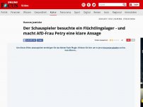 Bild zum Artikel: Hannes Jaenicke - Der Schauspieler besuchte ein Flüchtlingslager - und macht AfD-Frau Petry eine klare Ansage