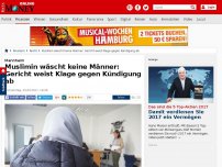 Bild zum Artikel: Mannheim - Muslimin wäscht keine Männer: Gericht weist Klage gegen Kündigung ab