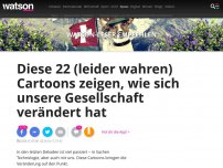 Bild zum Artikel: Diese 22 (leider wahren) Cartoons zeigen, wie sich unsere Gesellschaft verändert hat