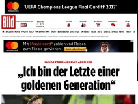 Bild zum Artikel: Poldis Abschied - „Ich bin der Letzte einer goldenen Generation“