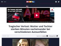 Bild zum Artikel: Tragischer Verlust: Mutter und Tochter sterben Minuten nacheinander bei verschiedenen Autounfällen