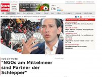 Bild zum Artikel: Kurz fordert erneut Schließung der Mittelmeerroute