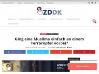 Bild zum Artikel: Ging eine Muslima einfach an einem Terroropfer vorbei?