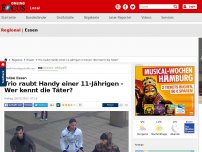 Bild zum Artikel: Polizei Essen - Trio raubt Handy einer 11-Jährigen - Wer kennt die Täter?