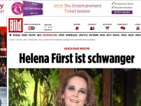 Bild zum Artikel: Auch das noch! - Helena Fürst ist schwanger