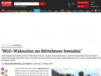 Bild zum Artikel: 'Müssen Mittelmeerroute schließen'