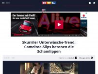 Bild zum Artikel: Skurriler Unterwäsche-Trend: Cameltoe-Slips betonen die Schamlippen