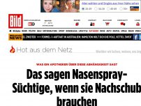 Bild zum Artikel: Auf Dauer ein Teufelskreis - Apotheker spricht über Nasenspray-Süchtige