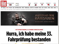 Bild zum Artikel: 85 Fahrstunden, 14 Lehrer - Hurra, ich habe meine 33. Fahrprüfung bestanden