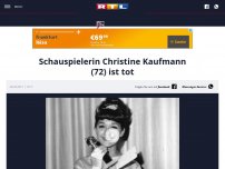 Bild zum Artikel: Schauspielerin Christine Kaufmann (72) ist tot