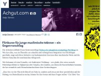 Bild zum Artikel: Flirtkurse für junge muslimische Männer – ein Gegenvorschlag