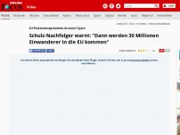 Bild zum Artikel: EU-Parlamentspräsident Antonio Tajani - Schulz-Nachfolger warnt: 'Dann werden 30 Millionen Einwanderer in die EU kommen'