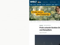 Bild zum Artikel: Waffenlieferung: Putin schenkt Serbien Dutzende Panzer und Kampfjets