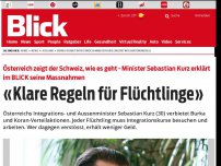 Bild zum Artikel: Integrations- und Aussenminister Sebastian Kurz erklärt das Burka-Verbot: Integrations- und Aussenminister Sebastian Kurz