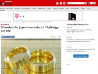 Bild zum Artikel: Kinderehen in Deutschland - Zum Wohl des Kindes: Düsseldorfer Jugendamt erlaubt 15-Jähriger die Ehe