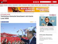 Bild zum Artikel: Gesprühte Parolen an der Autobahn - Anti-Erdogan-Graffiti erzürnen die Türkei – NRW-Behörden winken ab