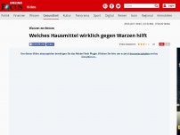 Bild zum Artikel: Warzen entfernen - Welches Hausmittel wirklich gegen Warzen hilft